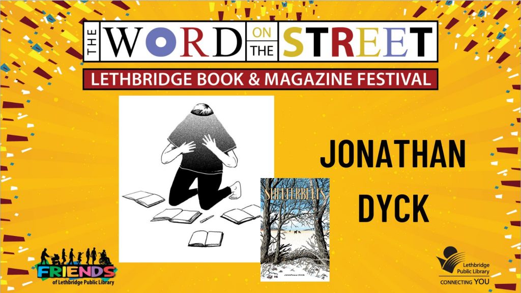 Jonathan Dyck at Word on the Street in Lethbridge